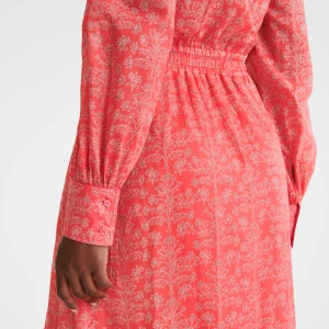 Longchamp Baumwollvoile - Lorbeer^Damen Kleider & Röcke