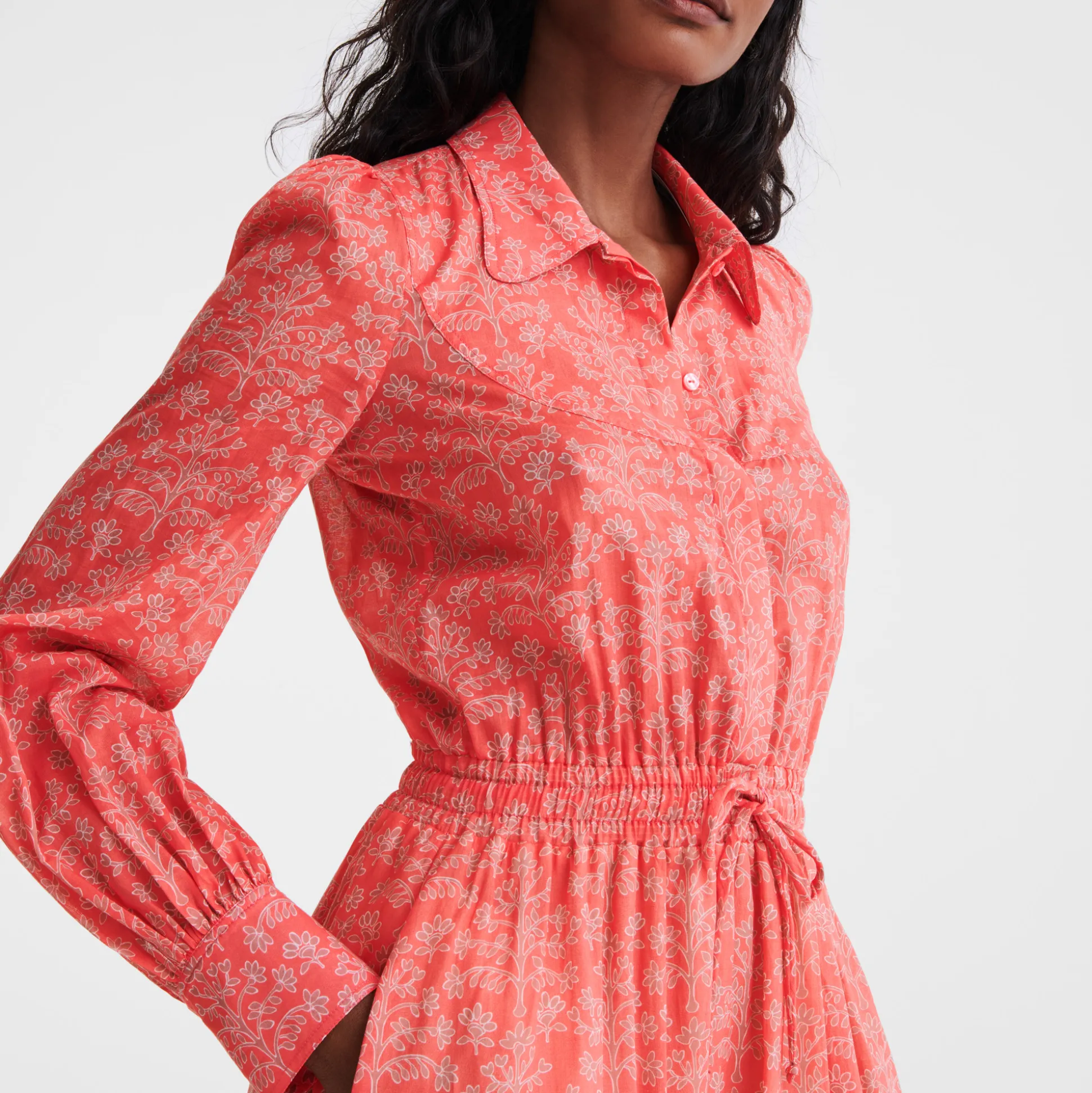 baumwollvoile__lorbeer_4-1.webp Longchamp Baumwollvoile - Lorbeer^Damen Kleider & Röcke