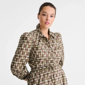 Longchamp Baumwollvoile mit Vichy-Print -^Damen Kleider & Röcke