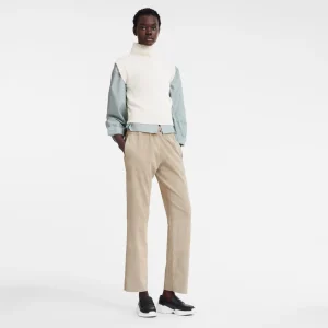 Longchamp Gerade Hose aus Leder^Damen Hosen & Shorts