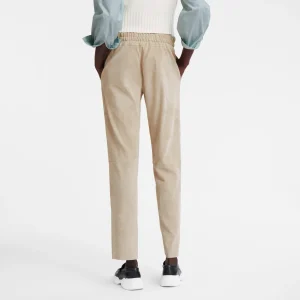 Longchamp Gerade Hose aus Leder^Damen Hosen & Shorts