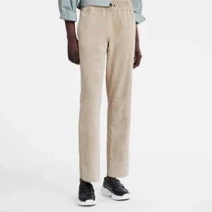 Longchamp Gerade Hose aus Leder^Damen Hosen & Shorts