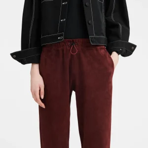 Longchamp Gerade Hose aus Leder^Damen Hosen & Shorts