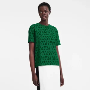 Longchamp Großes T-Shirt mit Logo^Damen Tops & Blusen