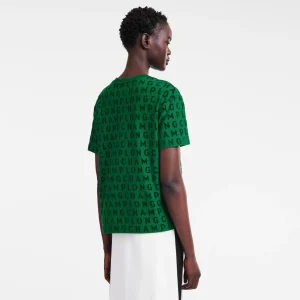 Longchamp Großes T-Shirt mit Logo^Damen Tops & Blusen