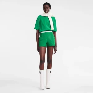 Longchamp Kurze Hose mit Gürtel-Patch^Damen Hosen & Shorts