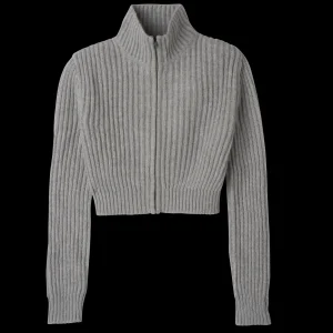 Longchamp Kurzer Cardigan mit Reißverschlusskragen^Damen Tops & Blusen | Strick