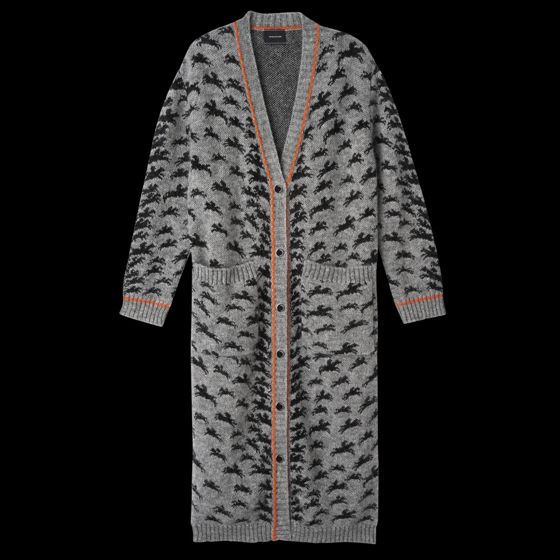 langer_cardigan_0-1.webp Longchamp Langer Cardigan^Damen Tops & Blusen | Strick