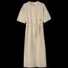 Longchamp Langes Kleid aus Leder^Damen Kleider & Röcke