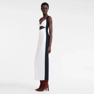 Longchamp Langes Kleid mit Gürtel-Patch^Damen Kleider & Röcke