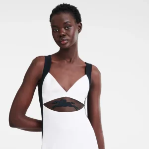 Longchamp Langes Kleid mit Gürtel-Patch^Damen Kleider & Röcke