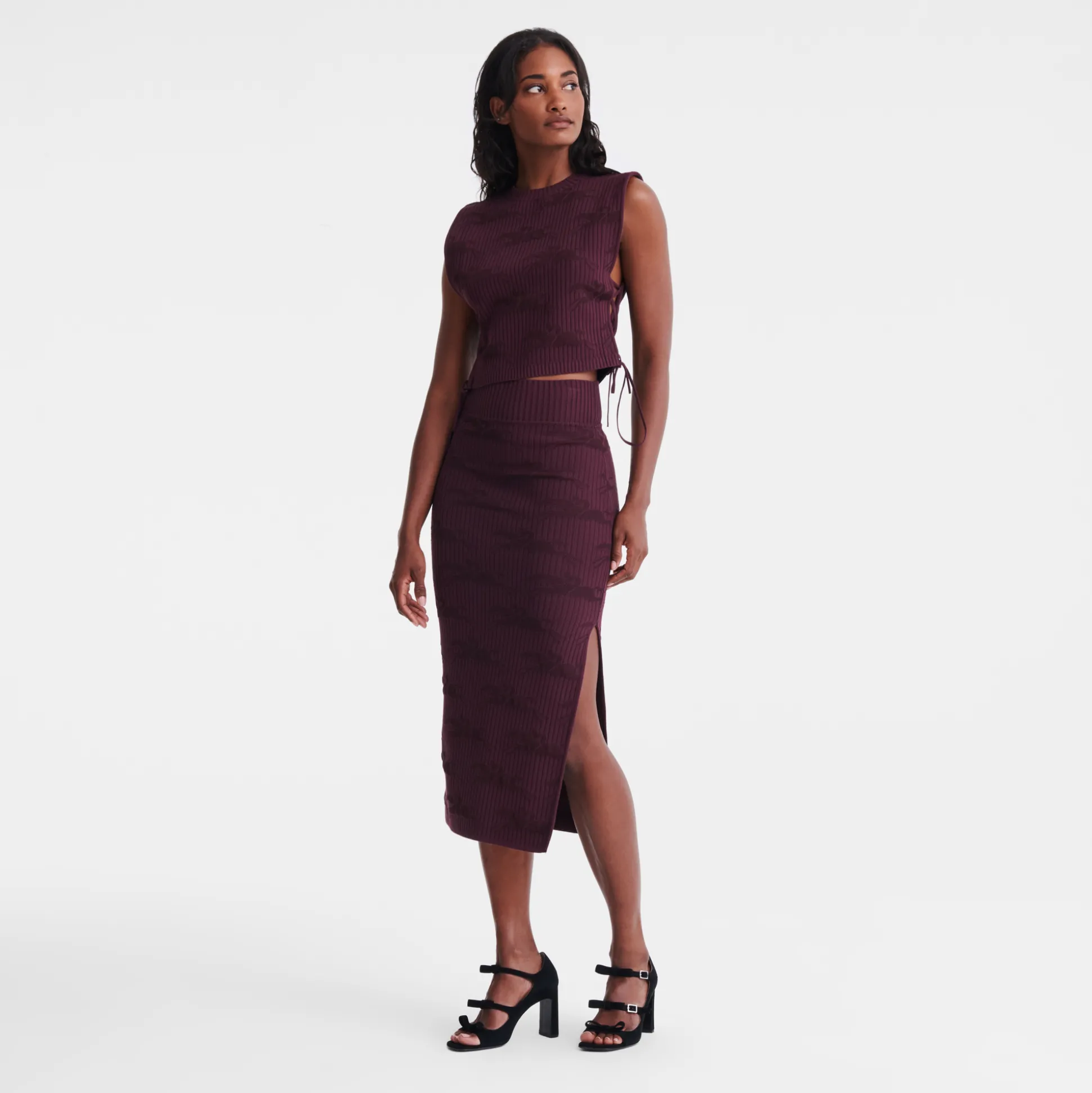 midikleid_1-3.webp Longchamp Midikleid^Damen Strick | Kleider & Röcke