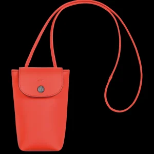 Longchamp Mobiltelefon-Etui mit Lederbändchen^Damen Accessoires | Aktentaschen & Etuis