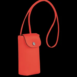 Longchamp Mobiltelefon-Etui mit Lederbändchen^Damen Accessoires | Aktentaschen & Etuis