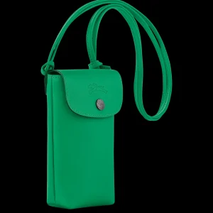 Longchamp Mobiltelefon-Etui mit Lederbändchen^Damen Accessoires | Aktentaschen & Etuis