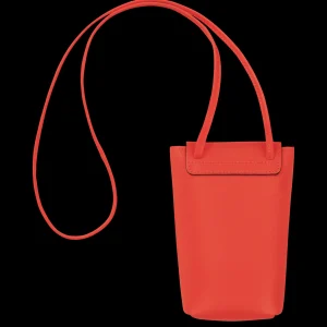 Longchamp Mobiltelefon-Etui mit Lederbändchen^Damen Accessoires | Aktentaschen & Etuis
