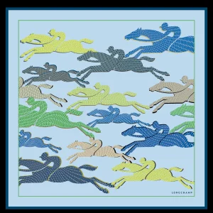 Longchamp Seidenschal 70^Damen Seidentücher