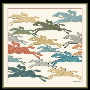 Longchamp Seidenschal 70^Damen Seidentücher