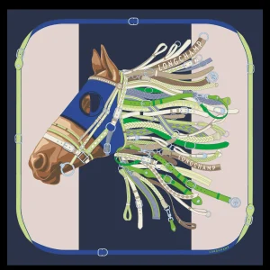 Longchamp Seidenschal 90^Damen Seidentücher