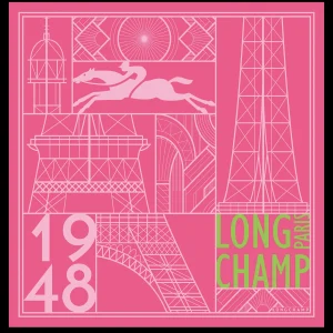 Longchamp Seidenschal 50^Damen Seidentücher