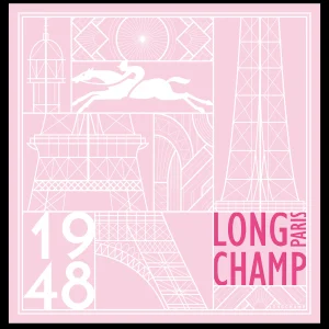 Longchamp Seidenschal 50^Damen Seidentücher