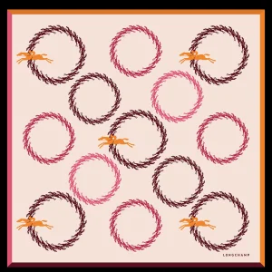 Longchamp Seidenschal 50^Damen Seidentücher