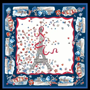 Longchamp Seidenschal 50^Damen Seidentücher