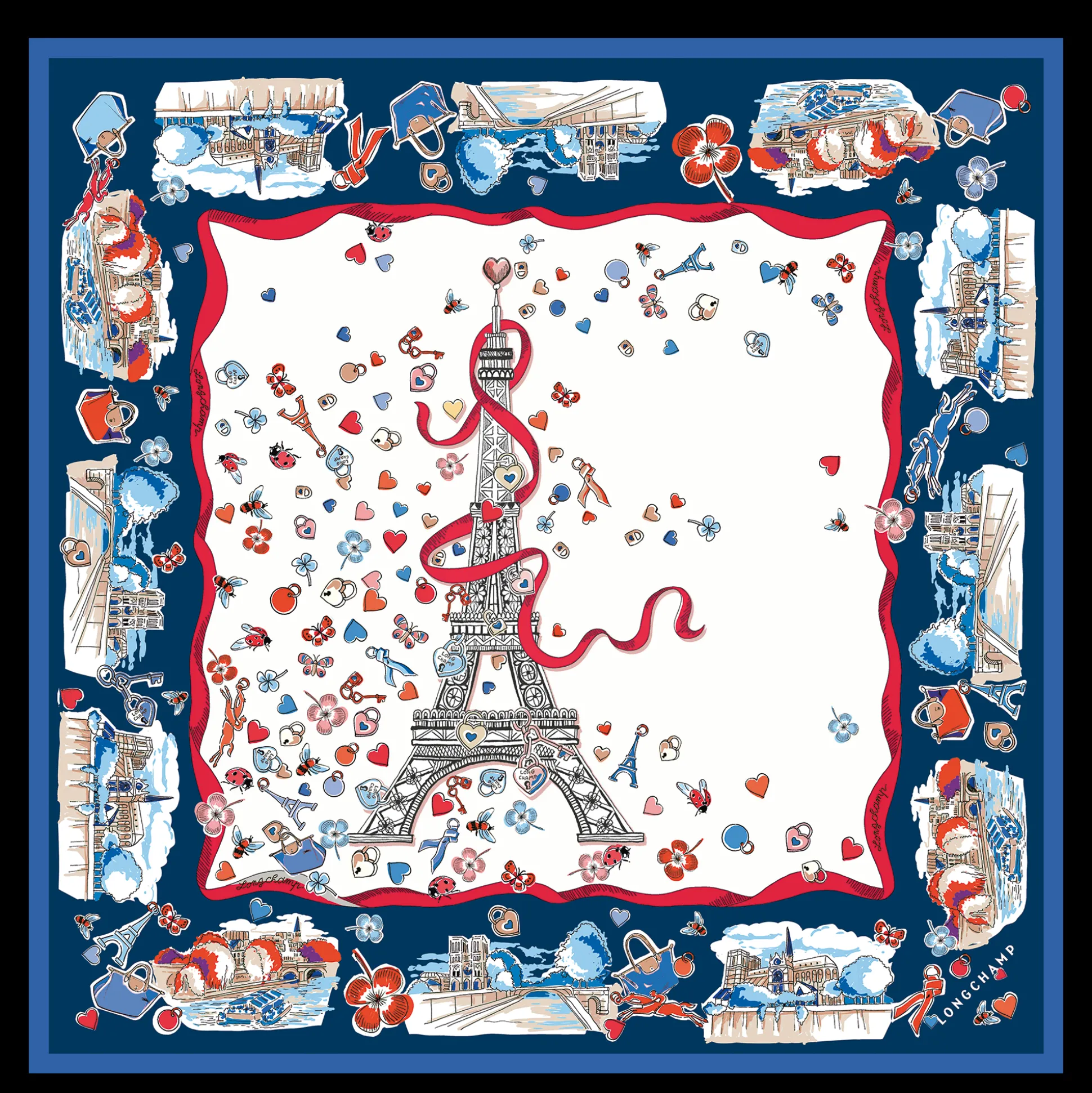 seidenschal__0-40.webp Longchamp Seidenschal 50^Damen Seidentücher