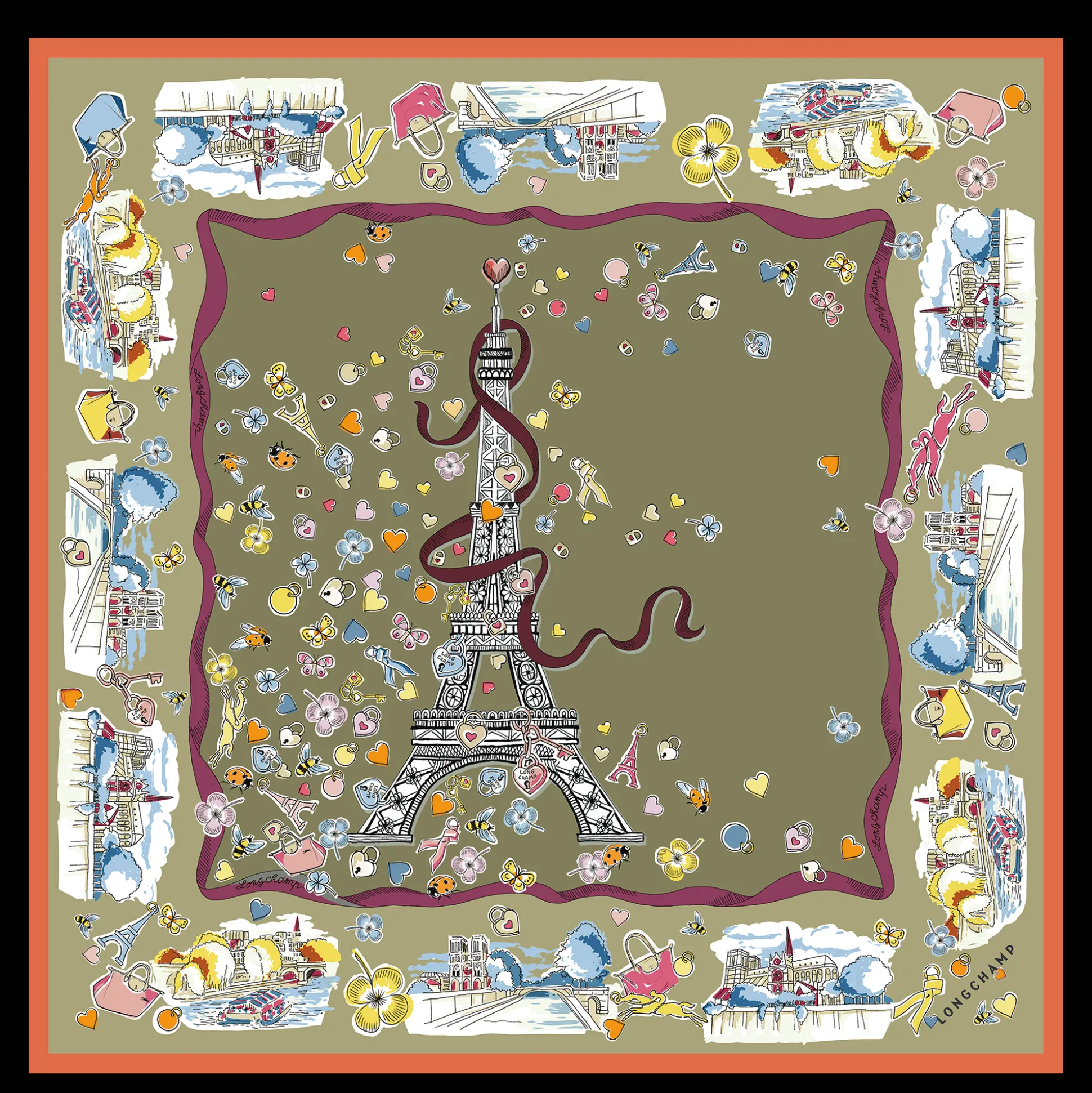 seidenschal__0-43.webp Longchamp Seidenschal 50^Damen Seidentücher