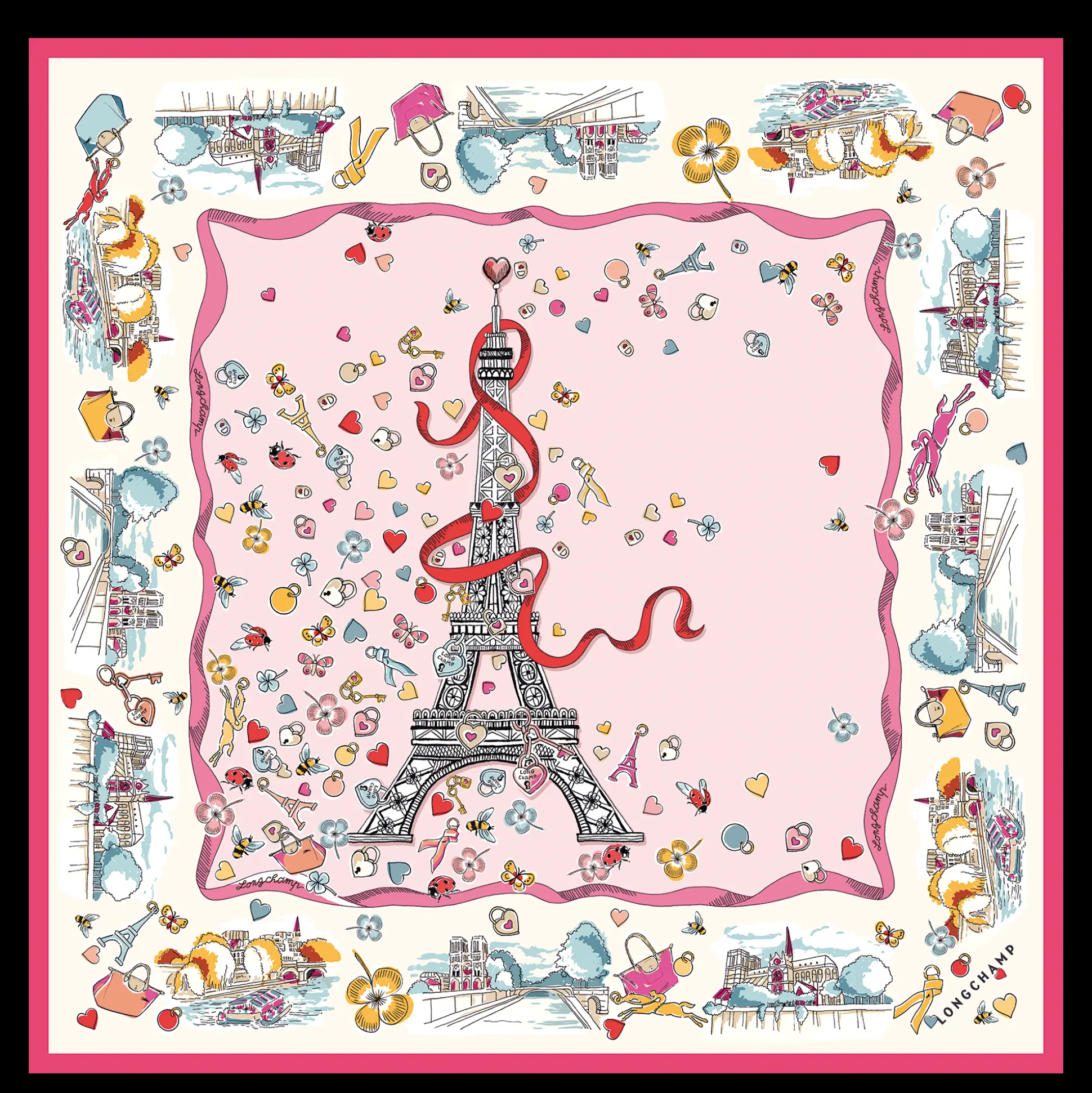 seidenschal__0-45.webp Longchamp Seidenschal 50^Damen Seidentücher