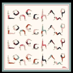 Longchamp Seidenschal 50^Damen Seidentücher