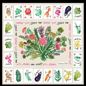 Longchamp Seidenschal 50^Damen Seidentücher