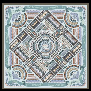 Longchamp Seidenschal 90^Damen Seidentücher