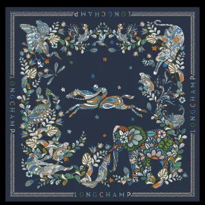 Longchamp Seidenschal 90^Damen Seidentücher