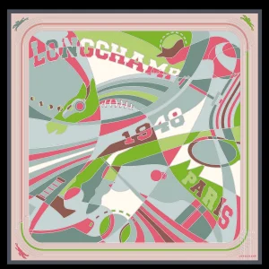 Longchamp Seidenschal 90^Damen Seidentücher