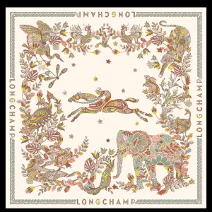 Longchamp Seidenschal 90^Damen Seidentücher