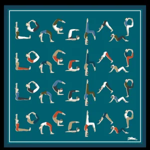 Longchamp Seidenschal 50^Damen Seidentücher