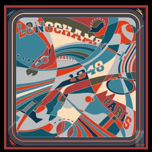 Longchamp Seidenschal 90^Damen Seidentücher