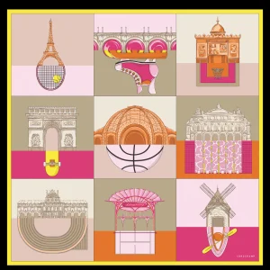 Longchamp Seidenschal 90^Damen Seidentücher