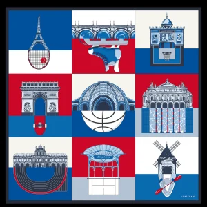 Longchamp Seidenschal 90^Damen Seidentücher