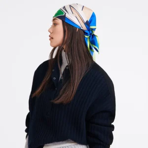 Longchamp Seidenschal 70^Damen Seidentücher