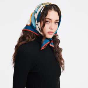 Longchamp Seidenschal 70^Damen Seidentücher