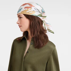 Longchamp Seidenschal 70^Damen Seidentücher