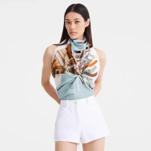 Longchamp Seidenschal 90^Damen Seidentücher