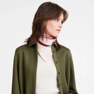 Longchamp Seidenschal 90^Damen Seidentücher