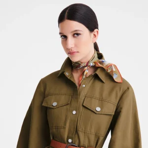 Longchamp Seidenschal 50^Damen Seidentücher