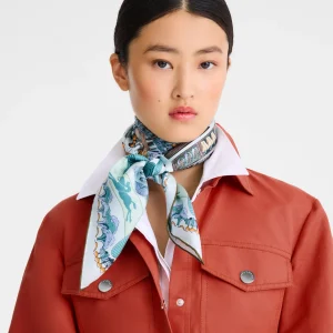 Longchamp Seidenschal 90^Damen Seidentücher