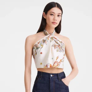 Longchamp Seidenschal 90^Damen Seidentücher