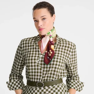 Longchamp Seidenschal 90^Damen Seidentücher