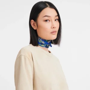 Longchamp Seidenschal 50^Damen Seidentücher